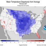 U.S. Had the Coldest February in Over 30 Years – Demonstrating That Nature Is Still in Control of the Climate