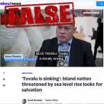 Yahoo News Repeats the False Claim Tuvalu Is Sinking Beneath Rising Seas, Data Show It Is Growing