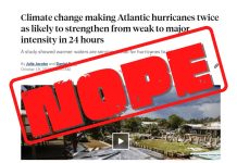 Wrong, ABC News, Data Refutes Strengthening Hurricanes Claim