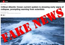 No, CNN and Other Media Outlets, Climate Change Is Not Causing the Ocean Circulation to Collapse