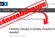 No, NPR, Climate Change Is Not Causing Weather Disasters and Deaths