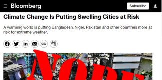 No, Bloomberg, Neither Extreme Weather Nor Climate is Worsening in Swelling Cities