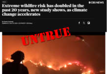 No, Mainstream Media, “Extreme” Wildfires Are Not on The Rise Due to Climate Change