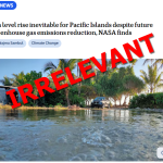 Note to Australian Broadcasting Corporation News, Pacific Island Sea Level Projections Are Wrong