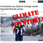 Flooding Facts Drowned by Climate Hysteria: The BBC Ignores Spain’s Weather History