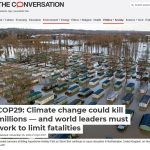 Wrong, The Conversation, Extreme Weather Isn’t Worsening and Deaths Are Declining