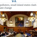 Take Note, VOA, Island Nation’s International Court of Justice Lawsuit Over Sea-Level Rise Is Pointless and Toothless