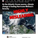 The AP Gets Hurricanes Wrong, Again, Melissa’s Intensity Is Not Proof of Climate Change