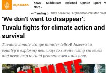 Al Jazeera Is Wrong, Tuvalu’s Islands Are Growing, Not Disappearing