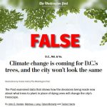 No, Washington Post, Climate Change Isn’t Killing Washington, DC’s Trees—Urban Stress Is wapo-trees-false