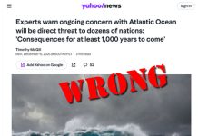 Yahoo’s Waning Ocean Current Claims Are Hyperbolic and False