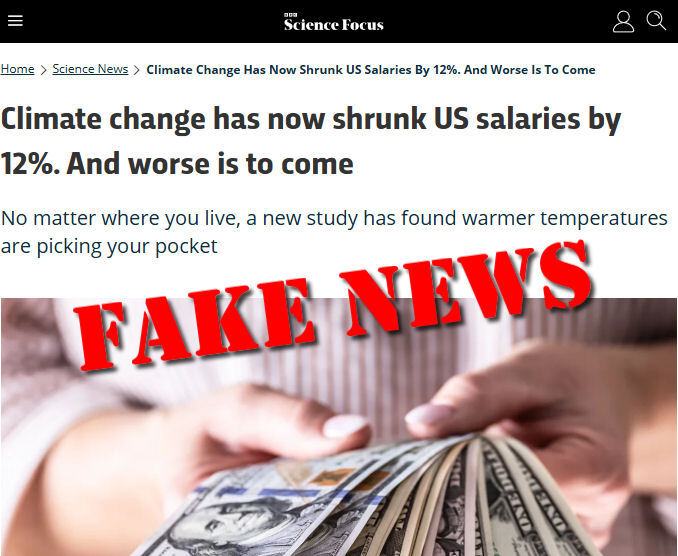 False and Absurd: The BBC’s Fantasy of Climate-Driven Pay Cuts