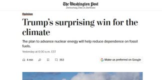 The Washington Post is Right, Trump’s Nuclear Power Push Is Great, But Not For Climate Reasons WaPo-nuclear-trump-2026-01-13