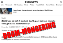 No, CBS News, Recent Temperatures Didn’t Surpass a ‘Critical Climate Mark’
