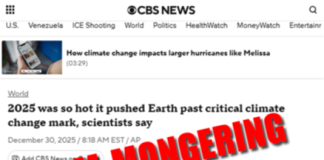 No, CBS News, Recent Temperatures Didn’t Surpass a ‘Critical Climate Mark’ Image