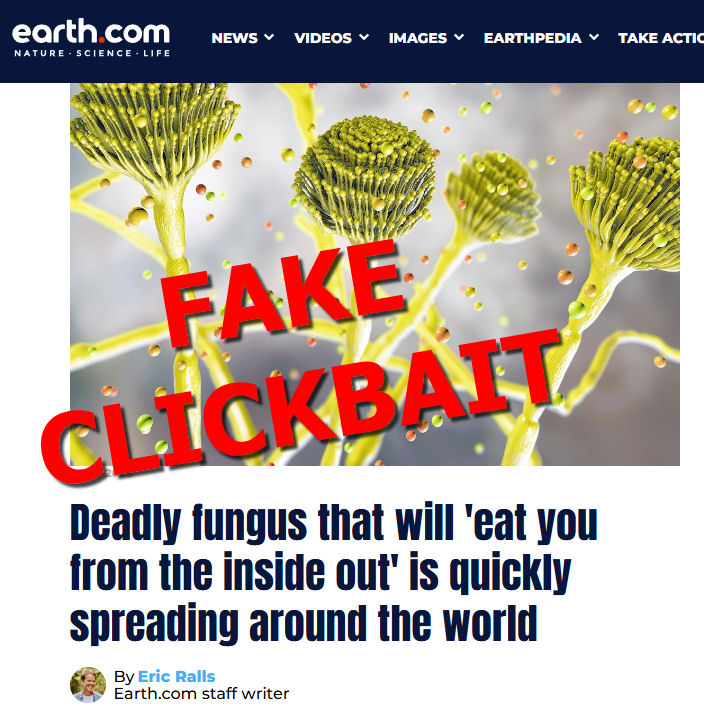 No, Earth.com, Climate Change Isn’t Causing Dangerous Fungus Outbreaks