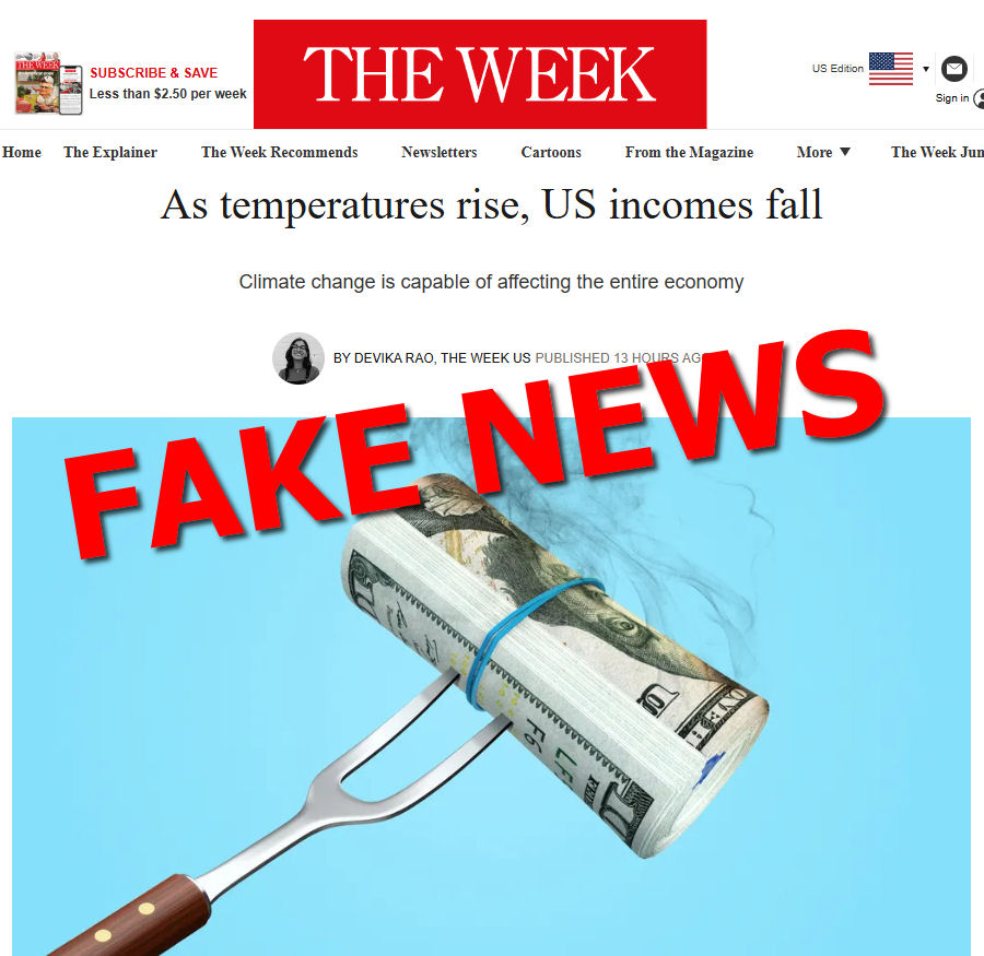 Wrong, The Week, Climate Change Didn’t Shrink U.S. Paychecks