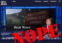 No, NPR, Climate Change Didn’t Cause the Recent Heatwave nope