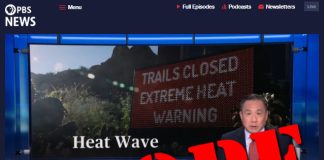No, NPR, Climate Change Didn’t Cause the Recent Heatwave nope