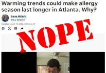 Context and Location Matters, USA Today and Others, Longer Allergy Season Has an Upside