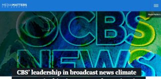 Good News, CBS News Is Dialing Back the Climate Alarmism. Still, Media Matters Complains.