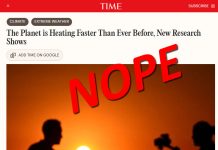 No, TIME, the Planet Isn’t ‘Heating Faster Than Ever’