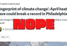 No, WHYY, a Heat Wave Is Not a ‘Fingerprint of Climate Change’
