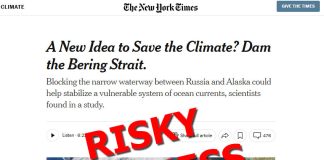 No, New York Times, We Don’t Need to Dam the Bering Strait