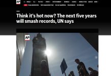 Wrong, Associated Press, Computer Simulations Don’t Mean Smashed Heat Records Will Occur