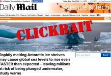 Wrong, Daily Mail, Future Melting Antarctic Ice Isn’t Going to Drown Millions