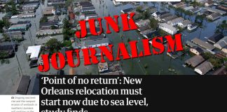 Wrong, Guardian, Climate Change Hasn’t Taken New Orleans Beyond the ‘Point of No Return’