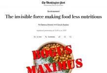 No, Washington Post, ‘Carbon Pollution’ Isn’t Making Food Less Healthy