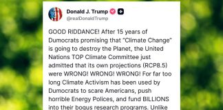 Heartland Institute Experts React to President Trump’s Social Media Post About UN Retreating from Extremist Climate Models