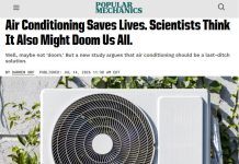 Be Honest, Popular Mechanics, Air Conditioning Saves Lives With No Threat of Doom